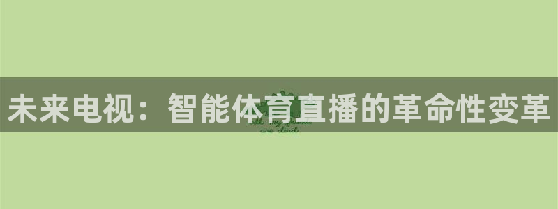 未来电视：智能体育直播的革命性变革